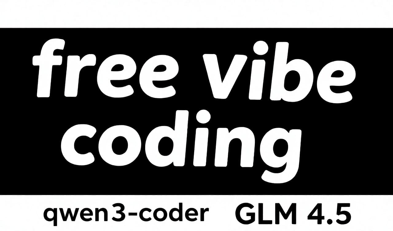 How to Use Qwen3-Coder and GLM-4.5 for Free Vibe Coding