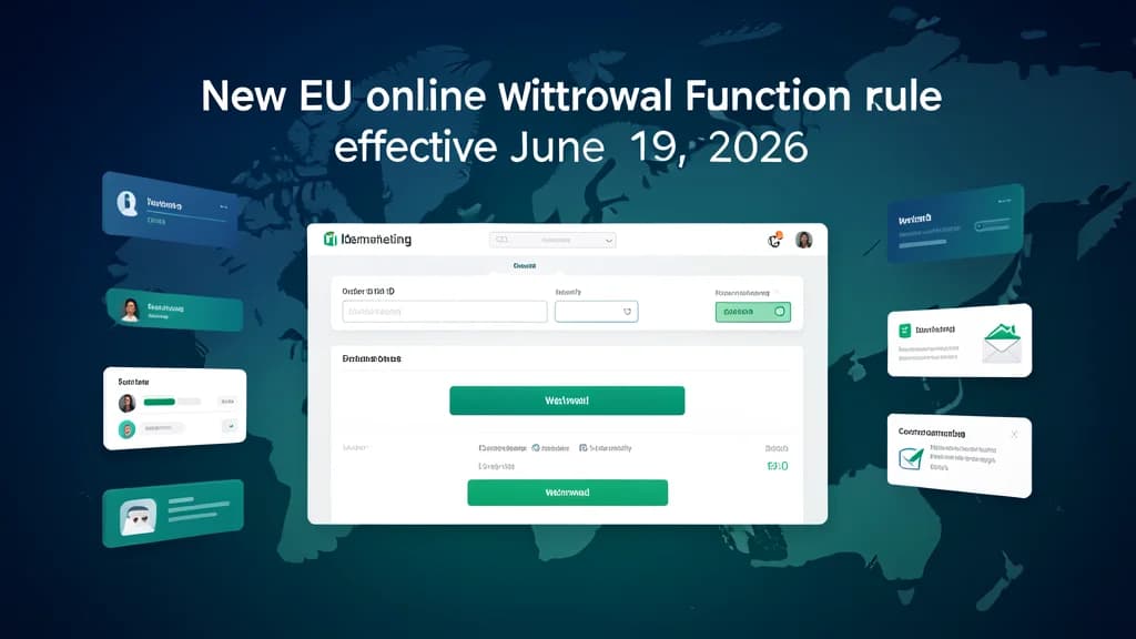 EU Withdrawal Button Rule 2026: What Shopify Stores Need to Fix Before 19 June